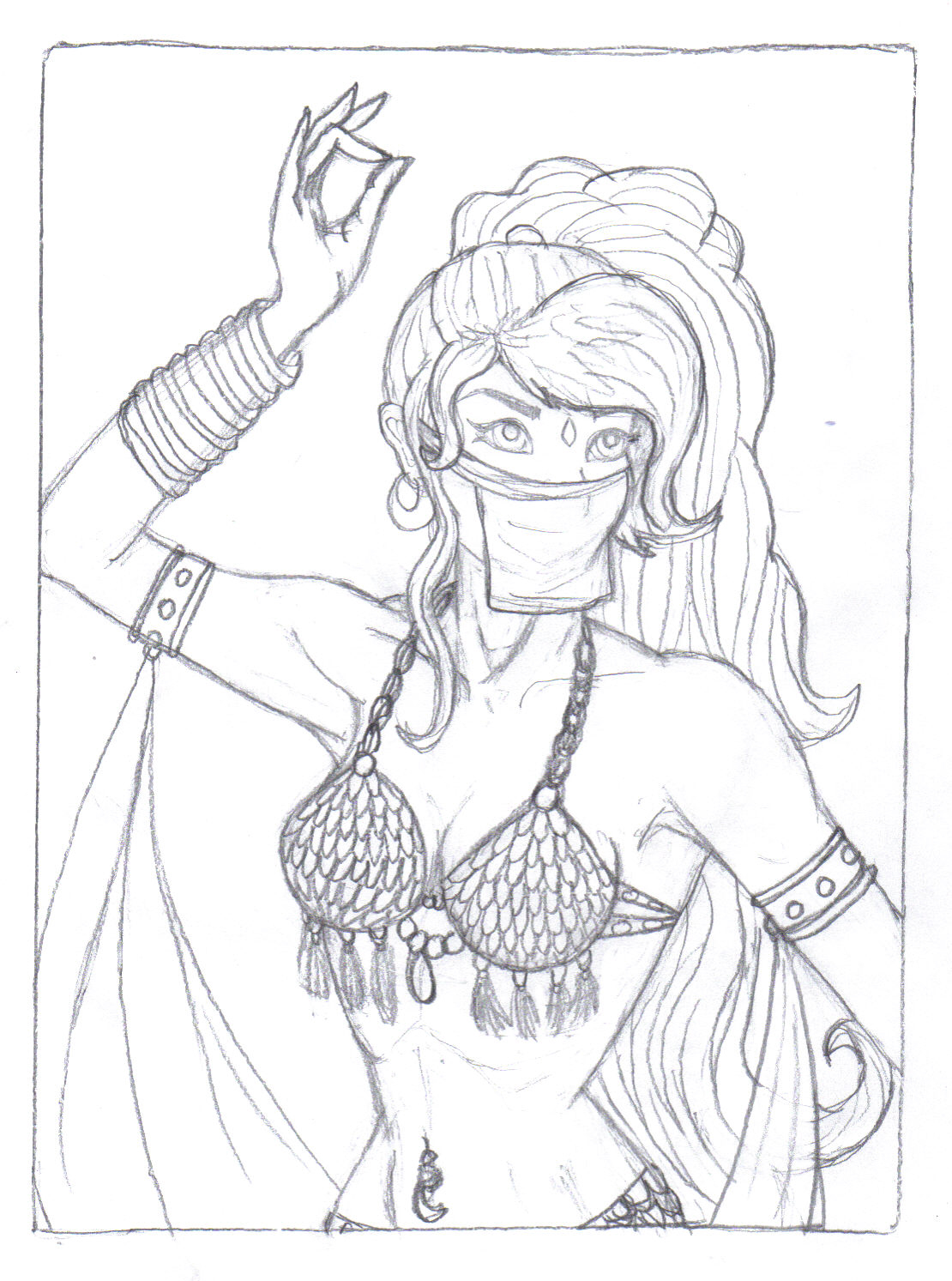 1110x1493 Gypsy Girl By Spykitten