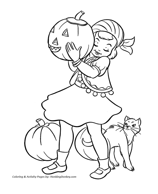 670x820 Halloween Costume Coloring Pages