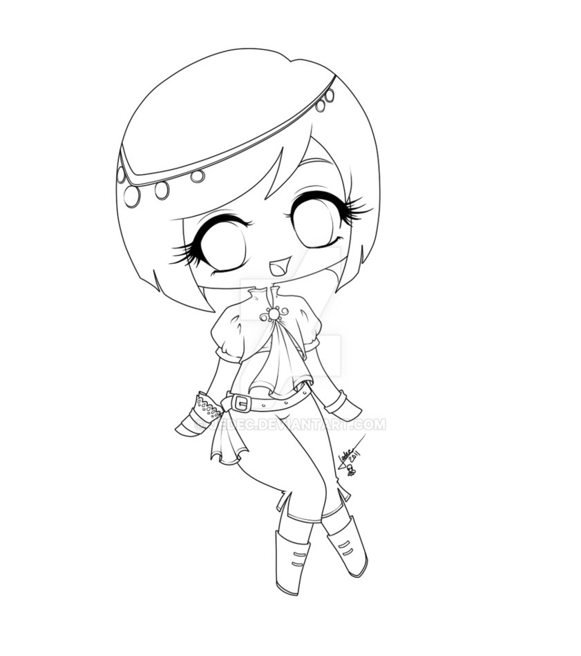 841x950 Chibi Gypsy Pirate By Jedec