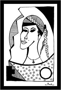 203x300 Gypsy Woman Drawings