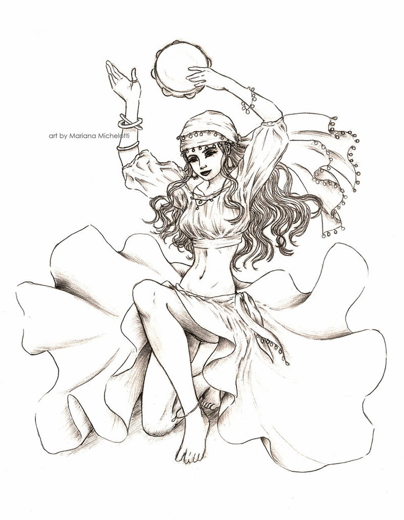 788x1014 Gypsy Dancer By Kangaeien