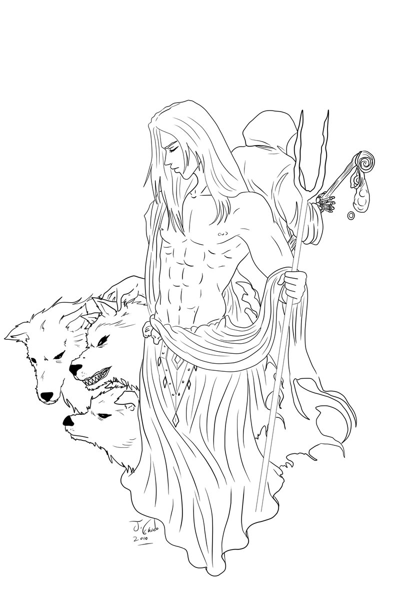 800x1215 Hades Lineart By Destinyfall On Drawings