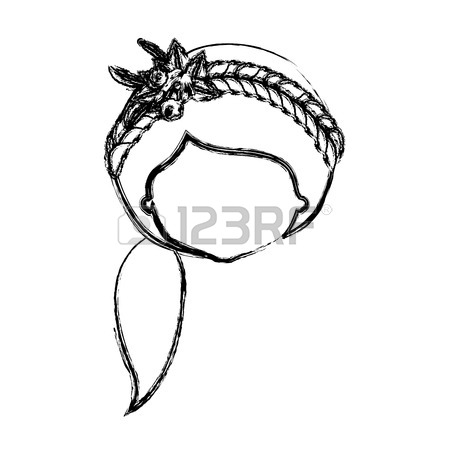 450x450 66 Side Braid Hair Stock Vector Illustration And Royalty Free Side