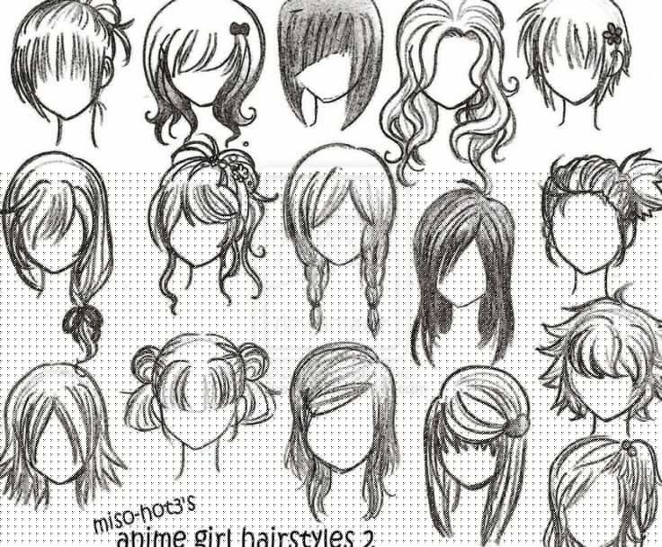 736x608 Gallery Anime Girl Hair Easy,