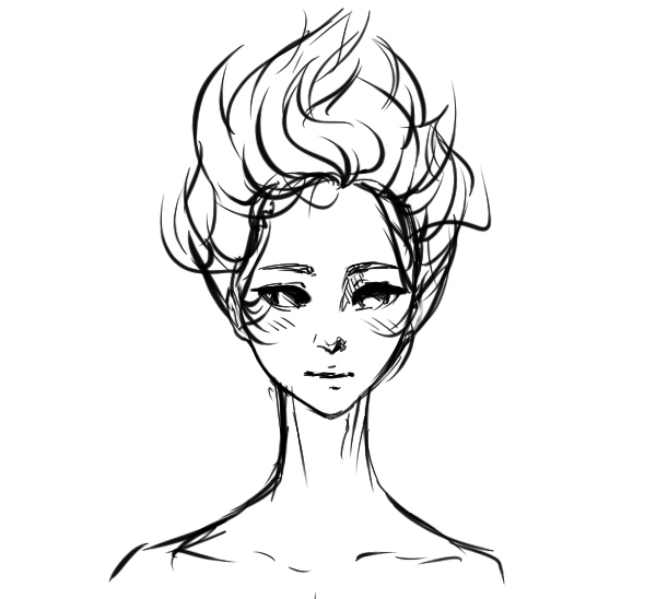 600x548 Comic Art Reference How Hair Moves With Blowing Air
