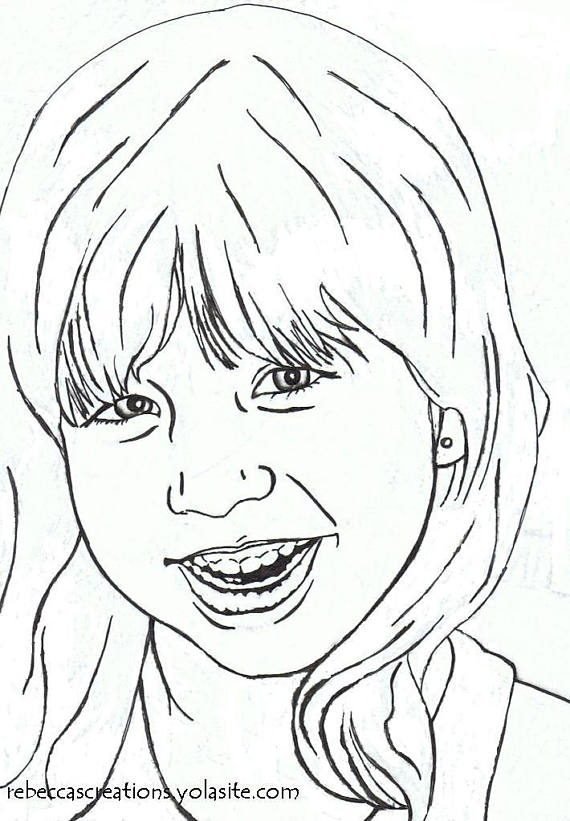 570x821 Pen Drawing With Color Pencil Or Water Color