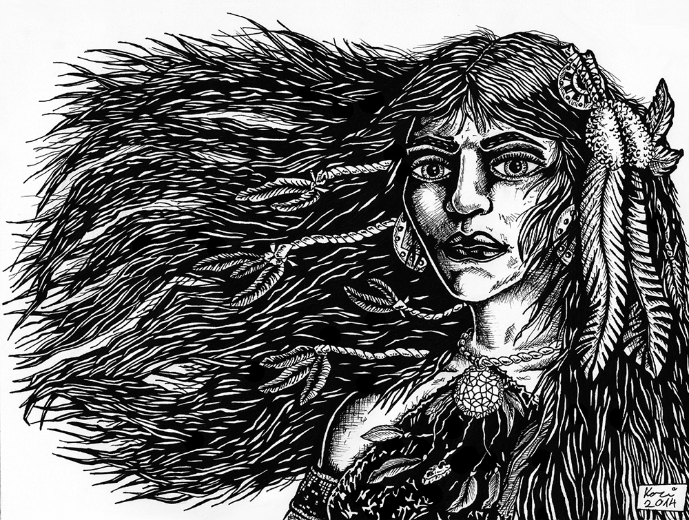 1000x755 The Dreamcatcher Pen Drawing 2014 On Behance Pen Drawings