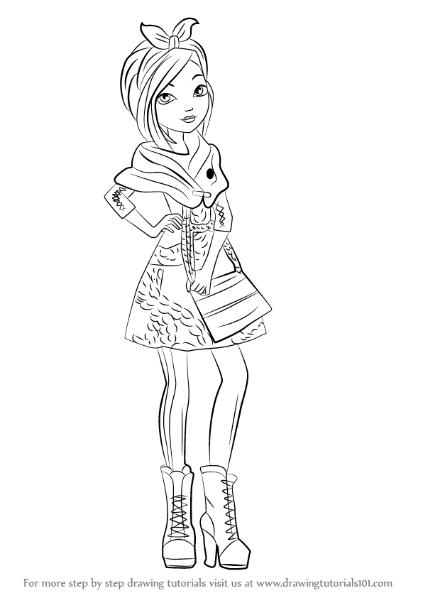 596x842 Learn How To Draw Poppy O'Hair From Ever After High (Ever After