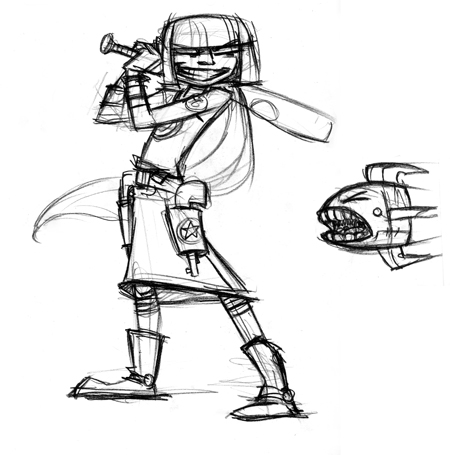 450x455 Hewligan's Haircut The Drawing Club