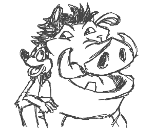 300x250 Timon And Pumbaa