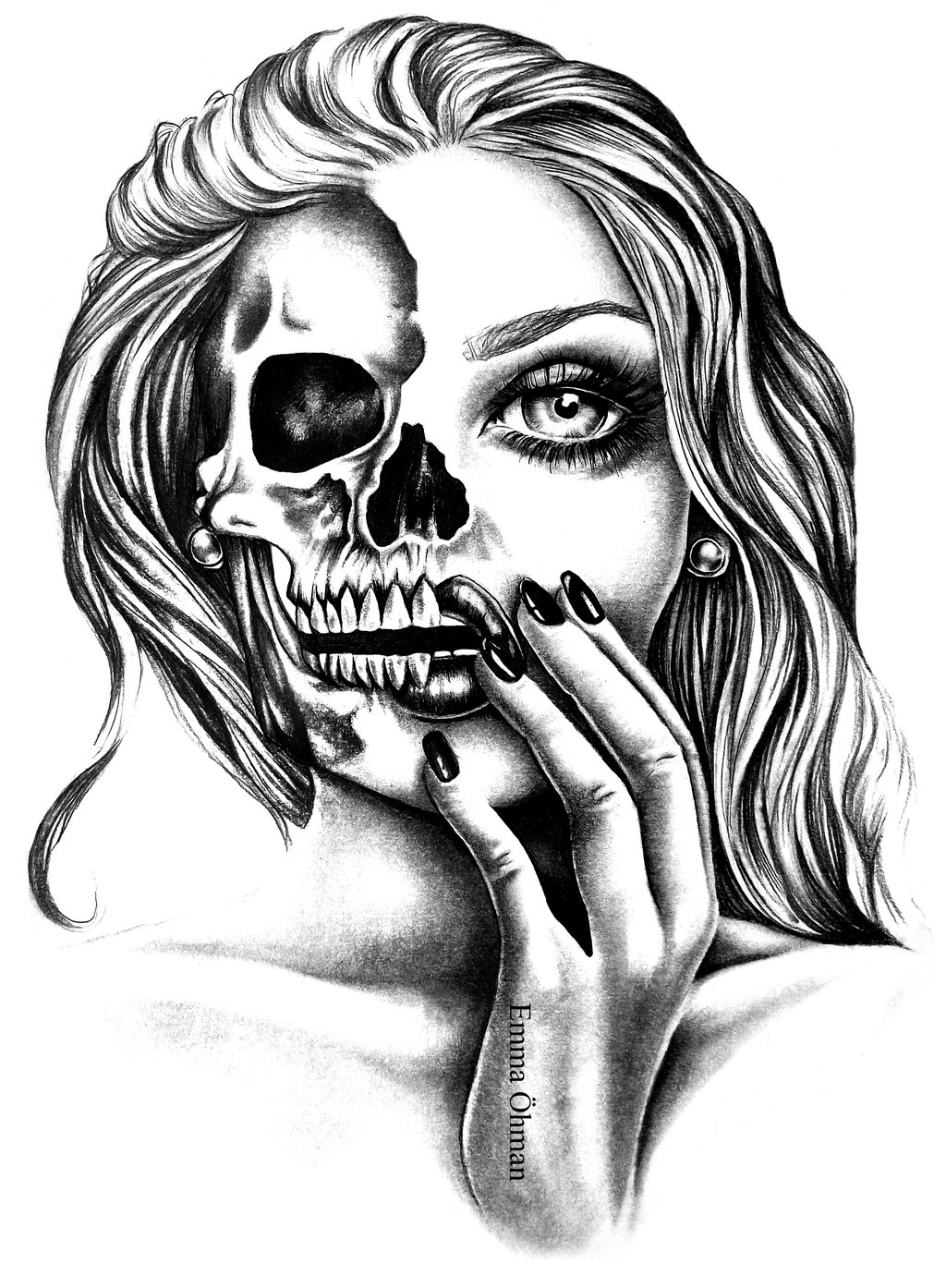 1024x1394 Drawings Black And White By Chockroosa