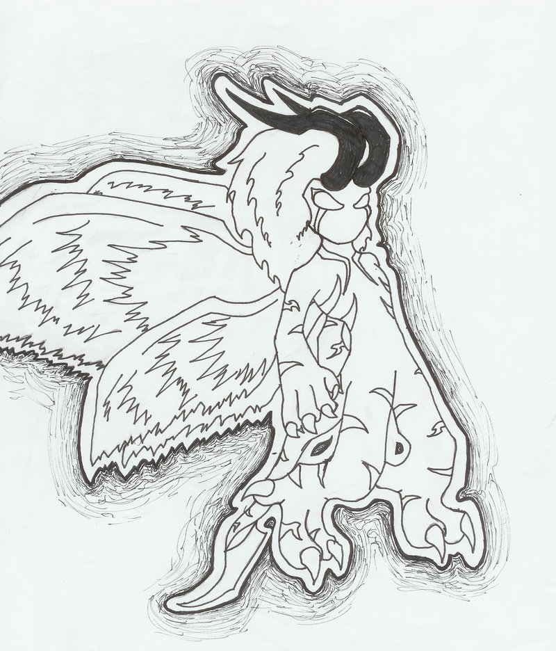 800x936 Half Demon, Half Angel By Kingofthefullmoon