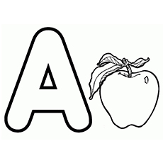 230x230 Apple Coloring Pages For Your Little Ones