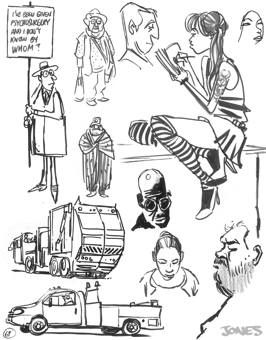 851x1086 Matt Jones 30 Day Sketchbook Challenge