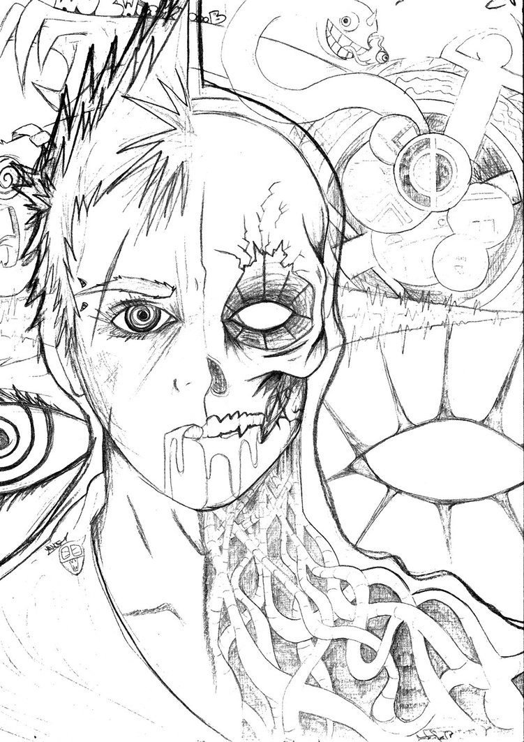 751x1063 Half Evil By Nordinat0r