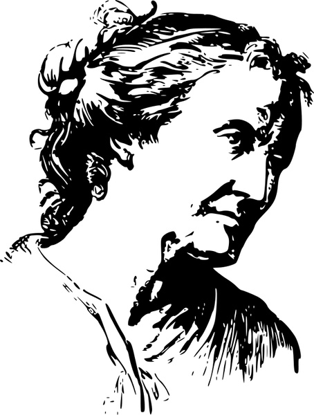 454x600 Face Expression Old Woman Free Vector In Open Office Drawing Svg