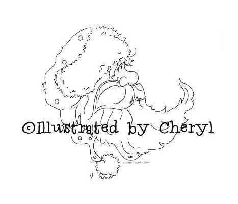 467x400 Half Moon Santa