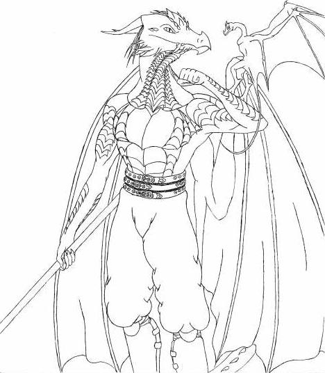 468x536 Half Dragon Sorcerer By Kitsuneakmua