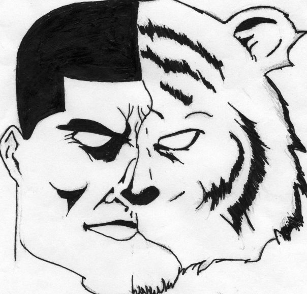 604x578 Half Man Half Tiger By Achievement00