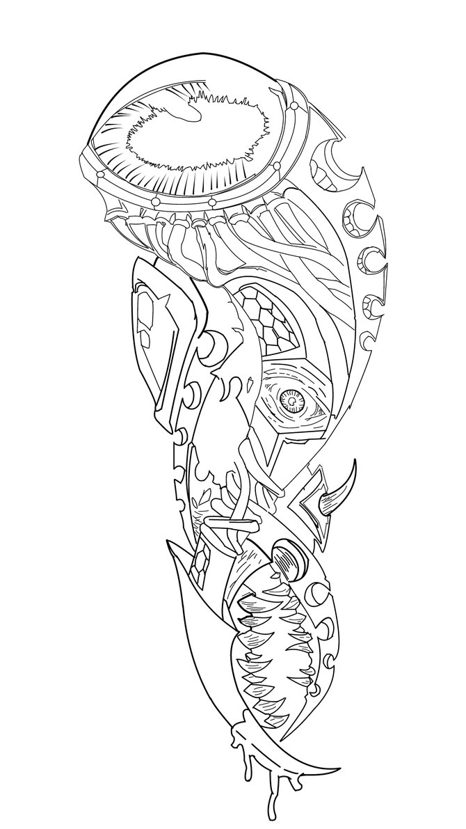 670x1191 Koi Fish Half Sleeve Tattoo Designs Drawings Half Sleeve Tattoo