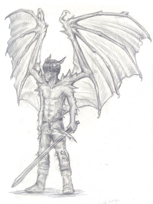 525x700 Half Dragon Half Human