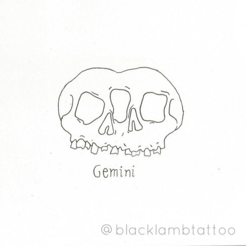 500x500 Two Faced Skull Tumblr