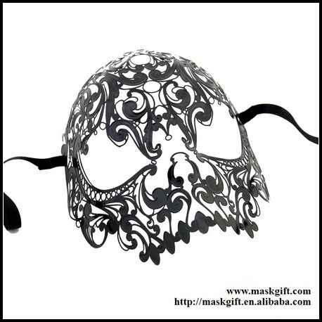 458x458 Half Skull Mask Drawing