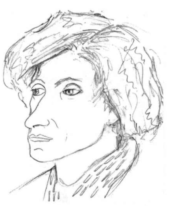 591x720 Praxis 9. Right Side Facing Forward Portrait Drawing With Ease9