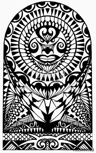313x500 Polynesian Half Sleeve Tattoo Stock Image And Royalty Free Vector