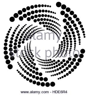 300x320 Circle Halftone Element, Circular Half Tone Pattern. Spiral