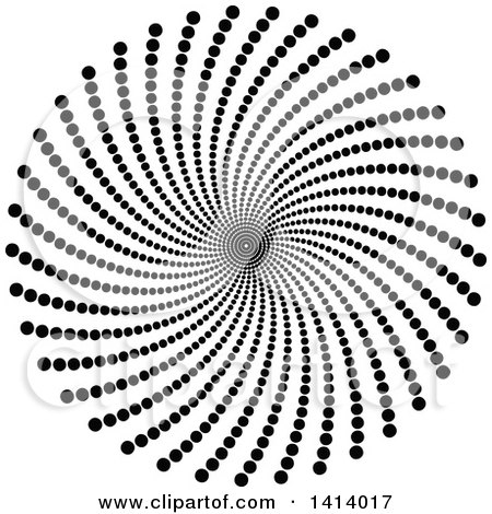 450x470 Clipart Of A Gradient Halftone Dot Background Of White And Gray