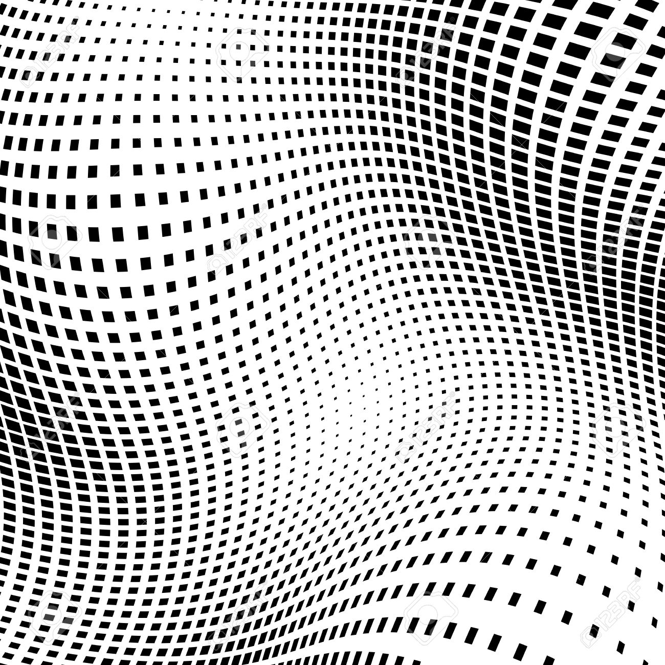 1300x1300 Distort Black Halftone Square Background Royalty Free Cliparts