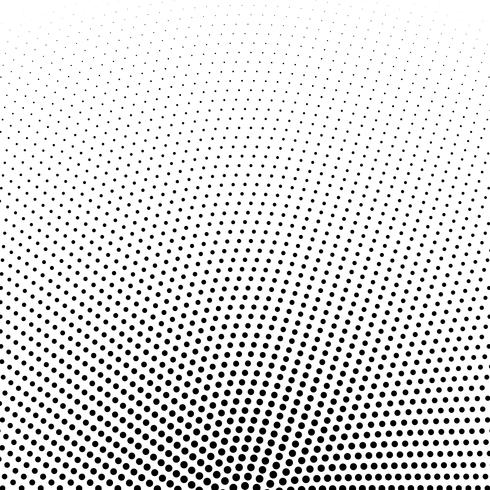 490x490 Circular Halftone Dots Vector Background