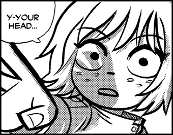 340x266 Good Halftone Dotgrid Shading From Scott Pilgrim. I Guess This Is