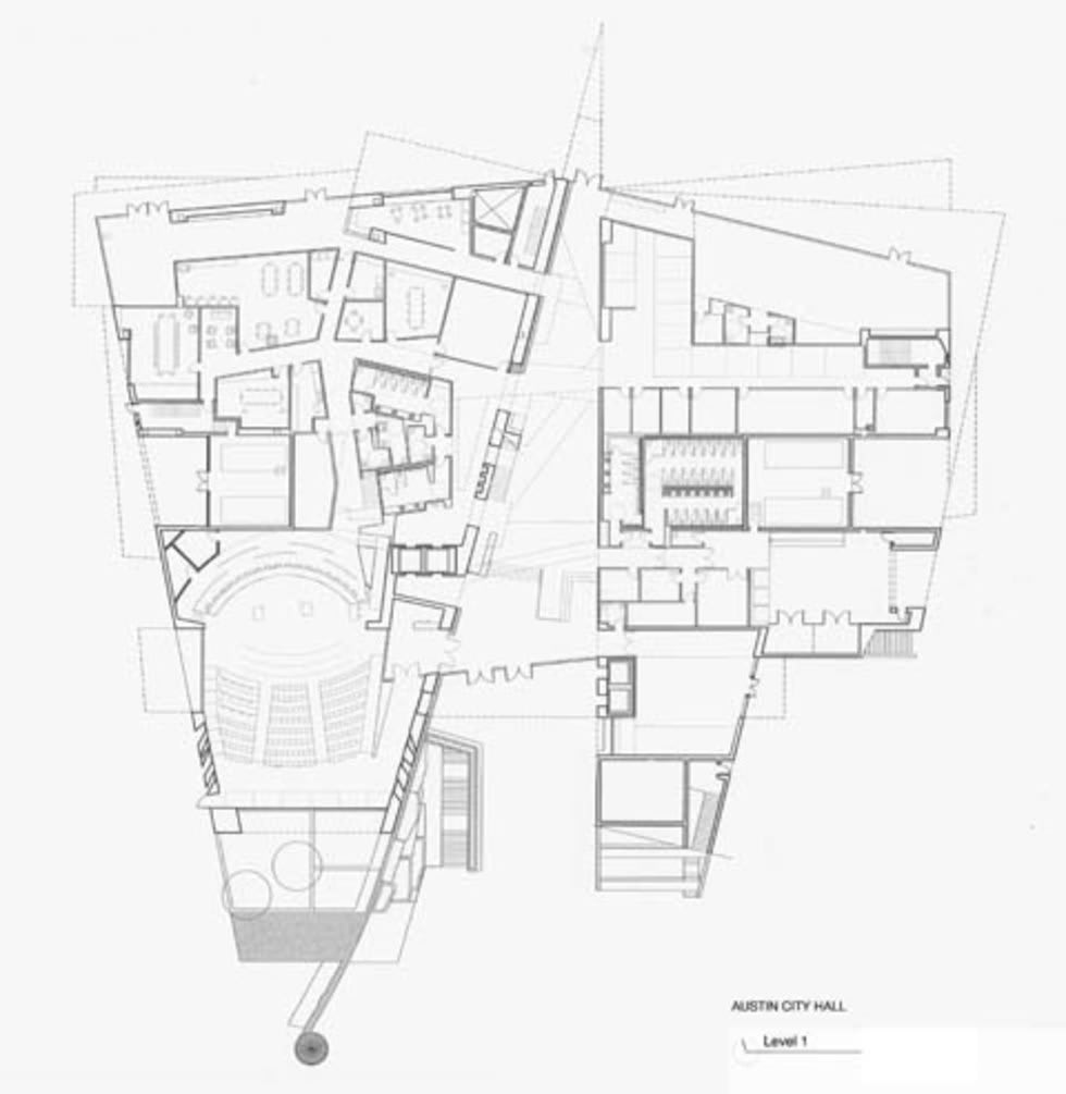 980x1005 Antoine Predock, Timothy Hursley Austin City Hall And Public