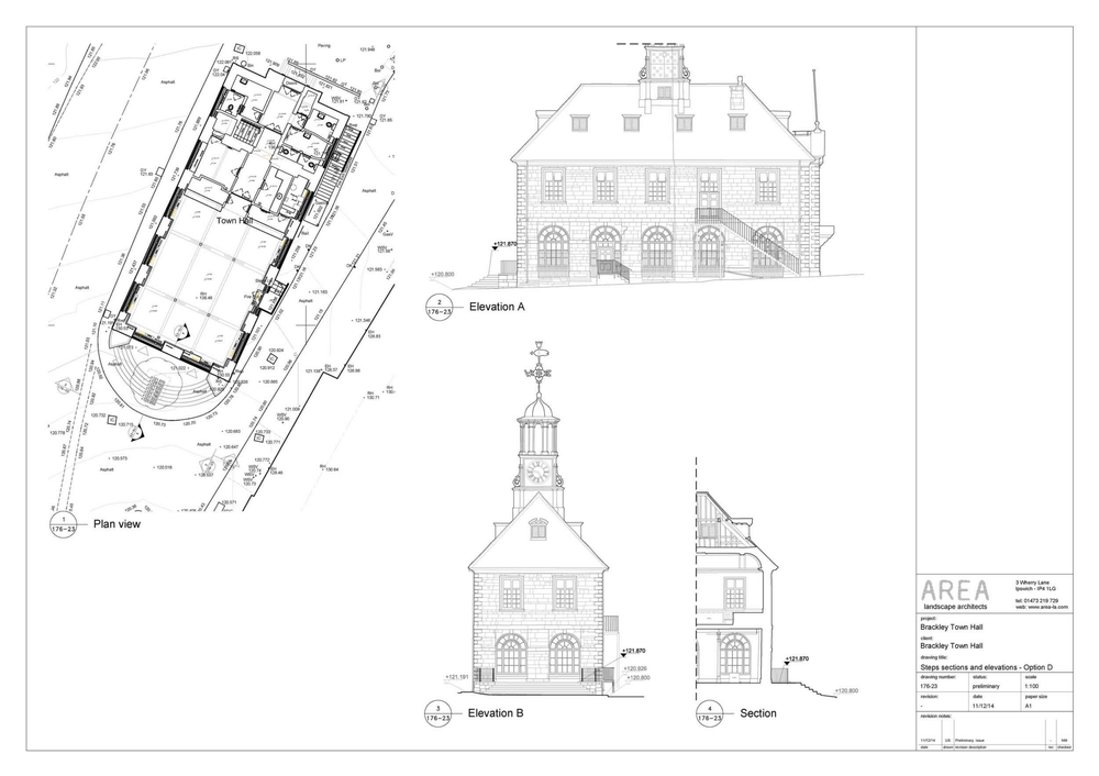 1000x706 Brackley Town Hall Area Landscape Architects