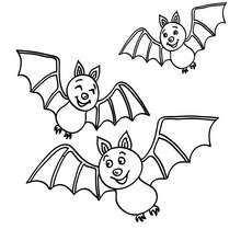 220x220 Black Bats Coloring Pages