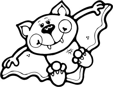 366x282 The Best Bat Coloring Pages Ideas On Halloween