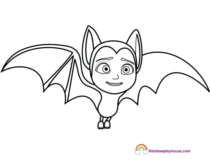 735x568 Halloween Bats Coloring Pages