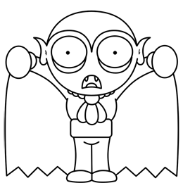 260x260 Cartoon Vampire Step By Step Drawing Lesson