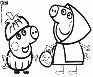 300x250 Peppa Pig Coloring Pages Printable Games