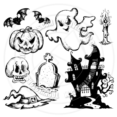 460x460 Drawings Of Halloween