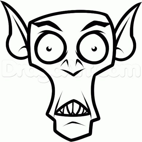 477x477 Scary Cartoon Halloween Drawings Fun For Christmas