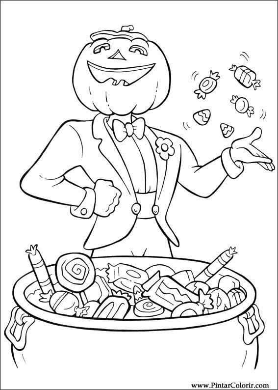 567x794 Drawings To Paint Amp Colour Halloween
