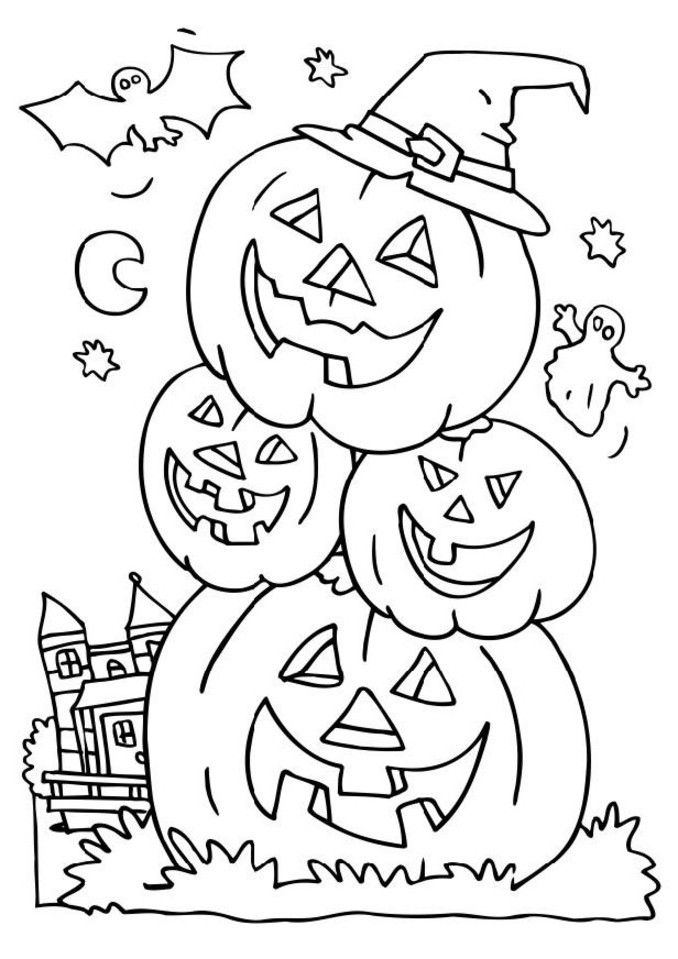 678x959 Halloween Coloring Pages Print