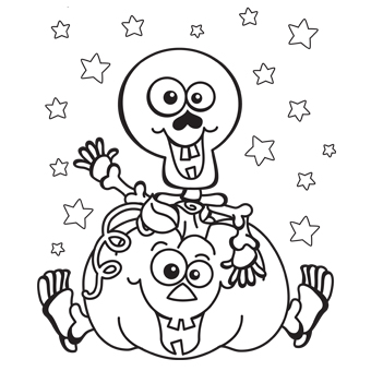 340x340 Halloween Drawings To Print