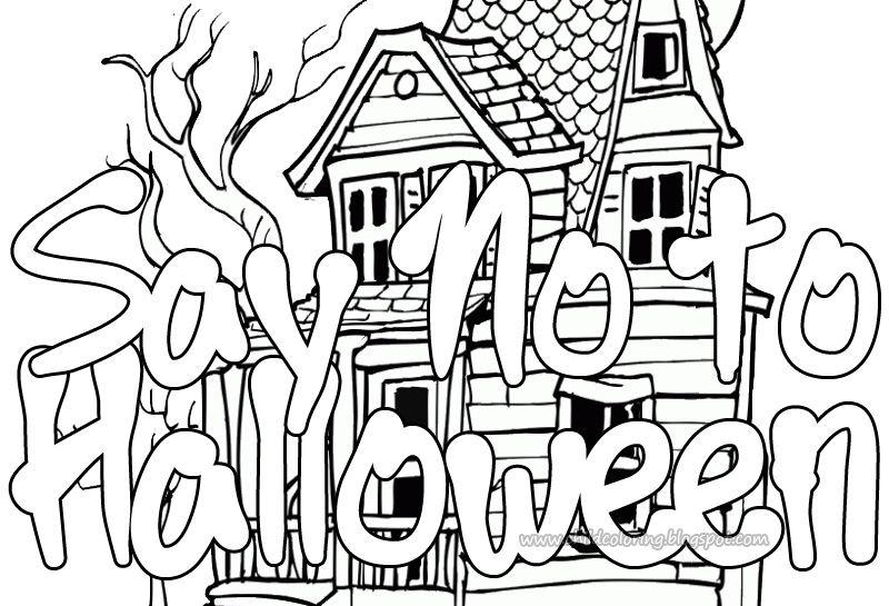 800x545 Halloween Print ~ Child Coloring