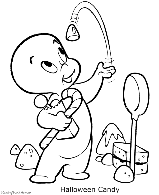 670x820 Ghost Coloring Pages For Halloween