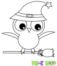 200x231 Halloween Owl Coloring Pages Fun For Christmas