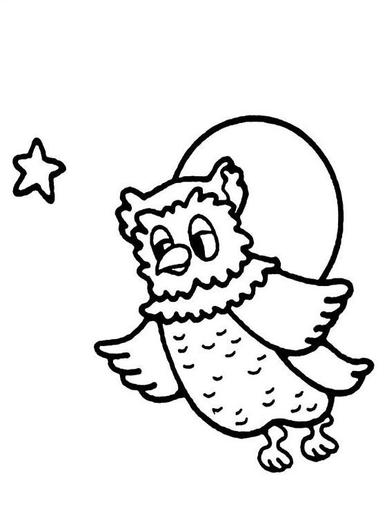 561x760 Owl Halloween Coloring Pages